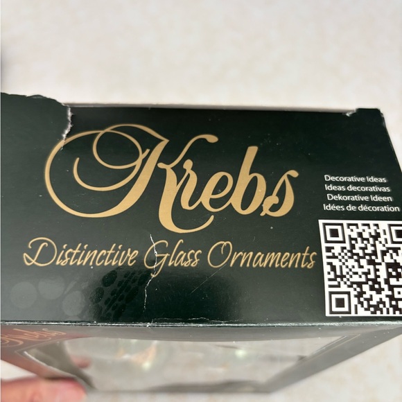 VIDEO 4 vintage Krebs glass Christmas tree ornaments. 3”. EUC!! - Picture 3 of 9